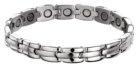 Stainless Steel: 2 C Magnetic Bracelet