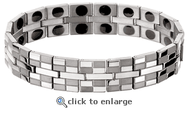 42C Stainless Steel :The Most Powerful Magnetic Bracelet. The Best Gift Idea This Year. With the looks of a Thoroughbred. The 42C "BigFoot" Leaves Quite The Impression