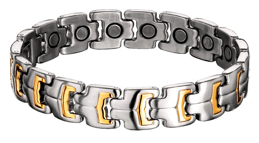 Stainless Steel: 6 B Magnetic Bracelet - Mega Magnet