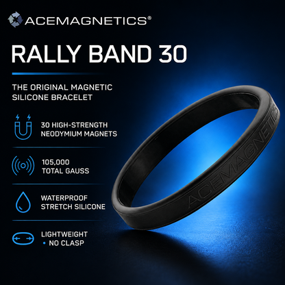 Rally Band™ 30 Magnetic Bracelet for Men & Women