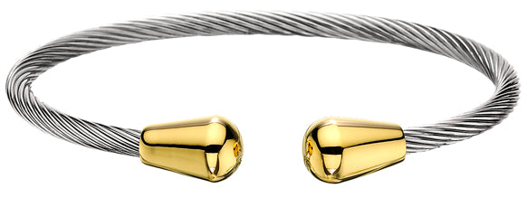 Stainless Steel Tear Drop Gold w/3800 Gauss Magnets.