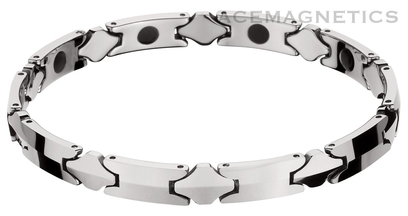 The "Contours" Tungsten Carbide Magnetic Bracelets