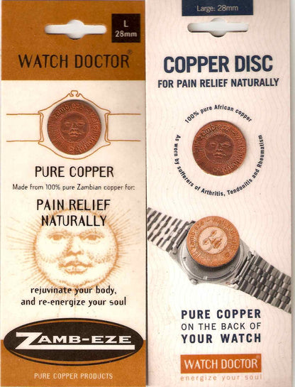 "Watch Doctor" Back Of Watch Copper Bracelet