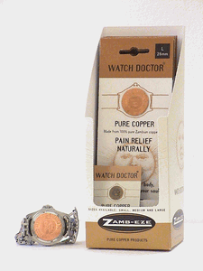 "Watch Doctor" Back Of Watch Copper Bracelet