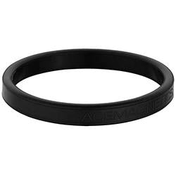 Opaque black Rally Band 20 silicone magnetic bracelet
